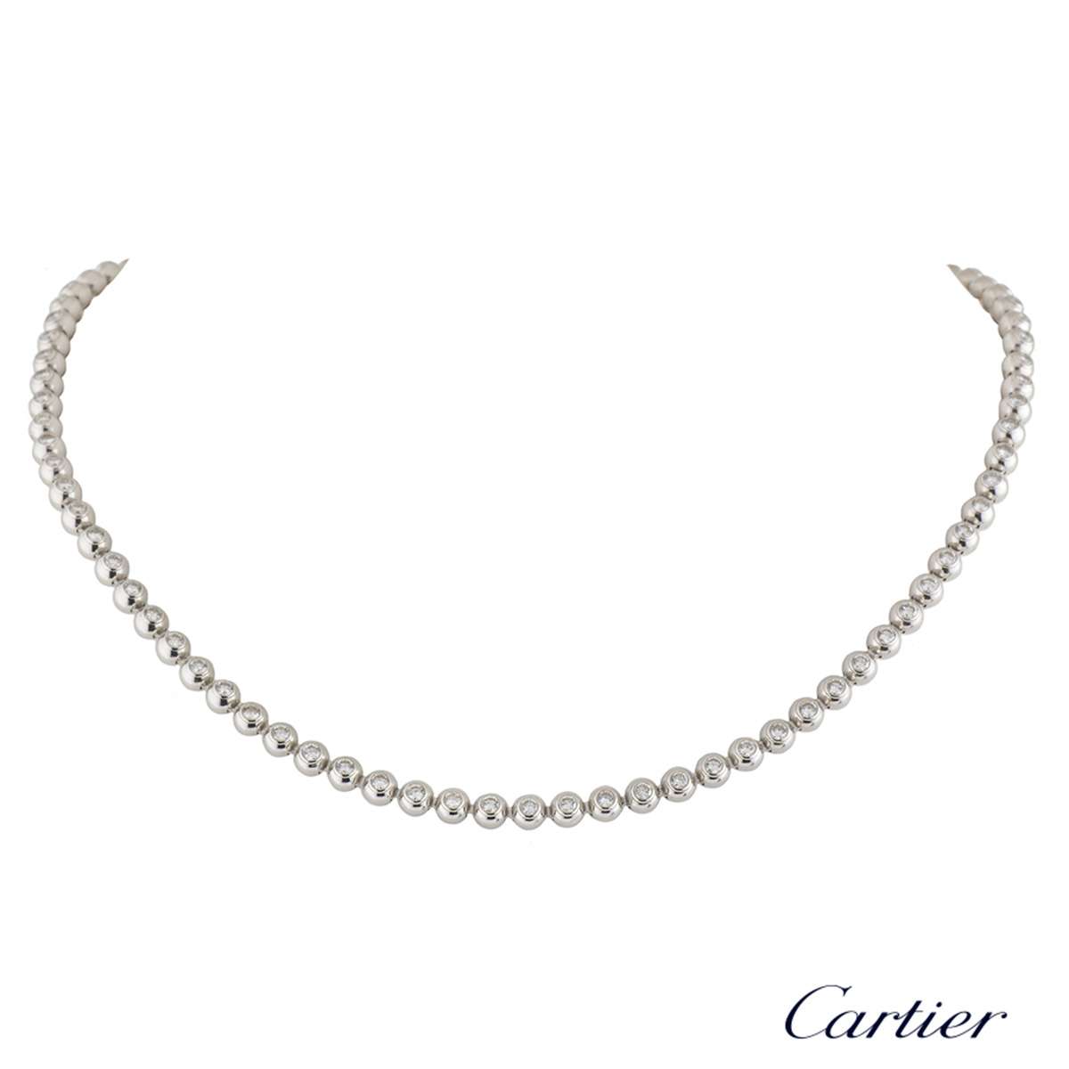 cartier diamond necklace